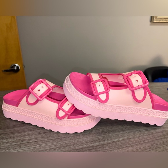 Coach pink sandals - Picture 1 of 9